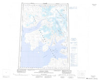 059G Middle Fiord Canadian topographic map, 1:250,000 scale