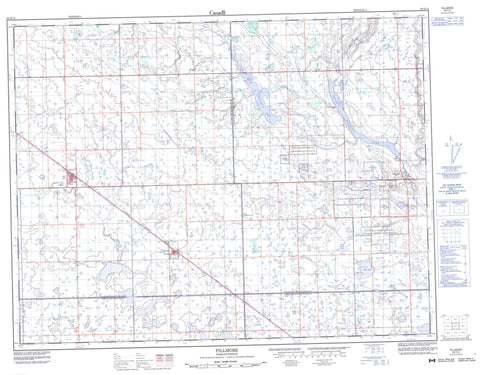 062E14 Fillmore Canadian topographic map, 1:50,000 scale