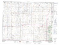 062F02 Waskada Canadian topographic map, 1:50,000 scale