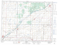 062F07 Hartney Canadian topographic map, 1:50,000 scale