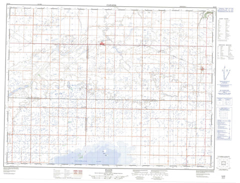 062F08 Elgin Canadian topographic map, 1:50,000 scale