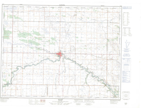 062F09 Souris Canadian topographic map, 1:50,000 scale