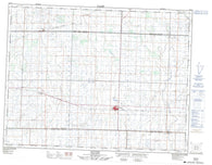 062F12 Redvers Canadian topographic map, 1:50,000 scale