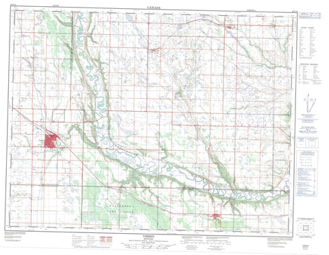 062F15 Virden Canadian topographic map, 1:50,000 scale