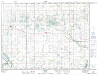 062G06 Baldur Canadian topographic map, 1:50,000 scale