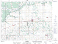 062G10 Treherne Canadian topographic map, 1:50,000 scale