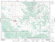 062G14 Carberry Canadian topographic map, 1:50,000 scale