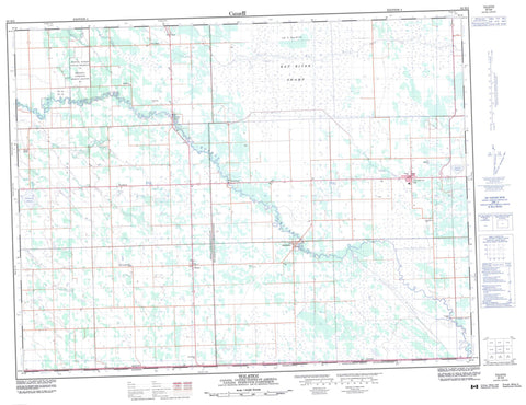 062H02 Tolstoi Canadian topographic map, 1:50,000 scale