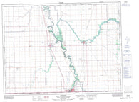 062H03 Emerson Canadian topographic map, 1:50,000 scale