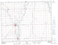 062H06 Morris Canadian topographic map, 1:50,000 scale