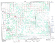 062H07 St Malo Canadian topographic map, 1:50,000 scale