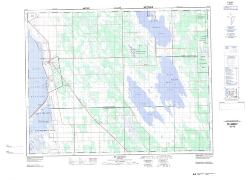 062I05 St Laurent Canadian topographic map, 1:50,000 scale