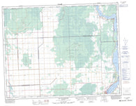 062I08 Lac Du Bonnet Canadian topographic map, 1:50,000 scale