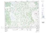 062I11 Fraserwood Canadian topographic map, 1:50,000 scale