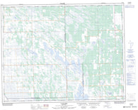 062I12 Narcisse Canadian topographic map, 1:50,000 scale