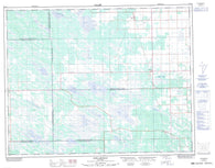 062I13 Poplarfield Canadian topographic map, 1:50,000 scale