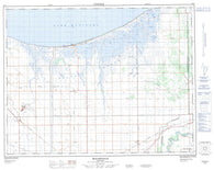 062J01 Macdonald Canadian topographic map, 1:50,000 scale