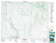 062J05 Clanwilliam Canadian topographic map, 1:50,000 scale