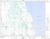 062J10 Amaranth Canadian topographic map, 1:50,000 scale