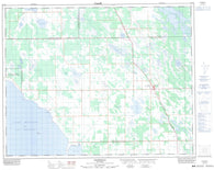 062J16 Eriksdale Canadian topographic map, 1:50,000 scale