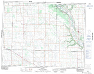 062K03 Miniota Canadian topographic map, 1:50,000 scale