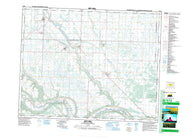 062K12 Spy Hill Canadian topographic map, 1:50,000 scale