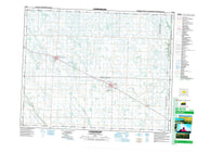 062K13 Langenburg Canadian topographic map, 1:50,000 scale