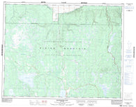 062K16 Whitewater Lake Canadian topographic map, 1:50,000 scale