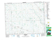 062L16 Bredenbury Canadian topographic map, 1:50,000 scale