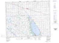062M10 Buchanan Canadian topographic map, 1:50,000 scale