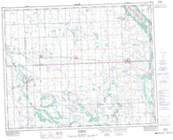 062M16 Norquay Canadian topographic map, 1:50,000 scale