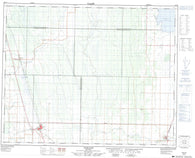 062N09 Garland Canadian topographic map, 1:50,000 scale