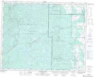 062N10 Singush Lake Canadian topographic map, 1:50,000 scale