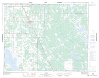 062O01 Ashern Canadian topographic map, 1:50,000 scale