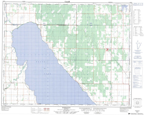 062O05 Rorketon Canadian topographic map, 1:50,000 scale