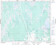 062O15 Gypsumville Canadian topographic map, 1:50,000 scale