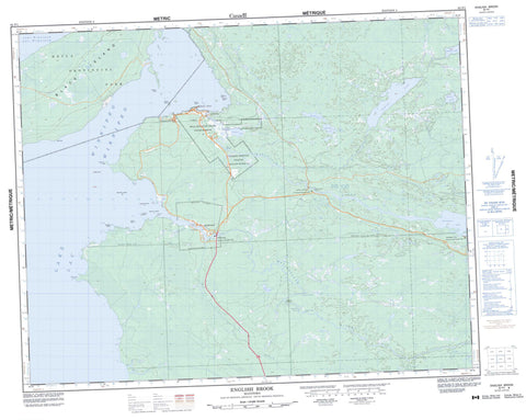 062P01 English Brook Canadian topographic map, 1:50,000 scale