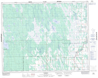 062P05 Harwill Canadian topographic map, 1:50,000 scale