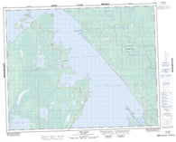 062P10 Pine Dock Canadian topographic map, 1:50,000 scale