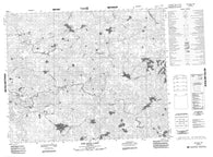 063A08 One Hole Lake Canadian topographic map, 1:50,000 scale