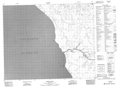 063A11 Mossy Point Canadian topographic map, 1:50,000 scale