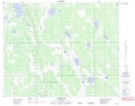 063B02 Pine Lake Canadian topographic map, 1:50,000 scale