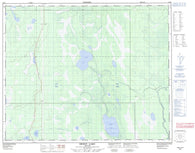 063B07 Reedy Lake Canadian topographic map, 1:50,000 scale