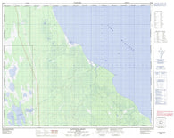 063B10 Kitching Point Canadian topographic map, 1:50,000 scale