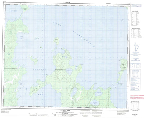 063C16 Pelican Bay Canadian topographic map, 1:50,000 scale