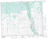 063D01 Swan Plain Canadian topographic map, 1:50,000 scale