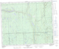 063D08 Mcbride Lake Canadian topographic map, 1:50,000 scale