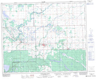 063D11 Porcupine Plain Canadian topographic map, 1:50,000 scale
