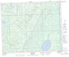 063E01 Leaf Lake Canadian topographic map, 1:50,000 scale