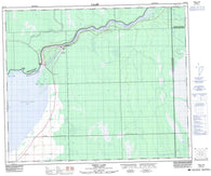 063E11 Tobin Lake Canadian topographic map, 1:50,000 scale